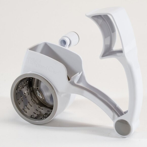 The Pampered Chef Deluxe Rotary Cheese Grater, Right- or Left-Handed - Picture 1 of 4